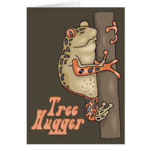 Tree hugger kort för Träd Frog