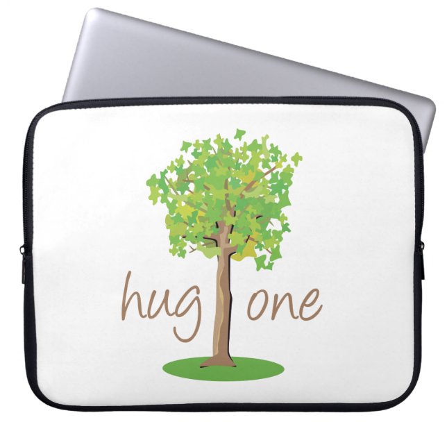 Tree hugger laptop sleeve (Framsidan)