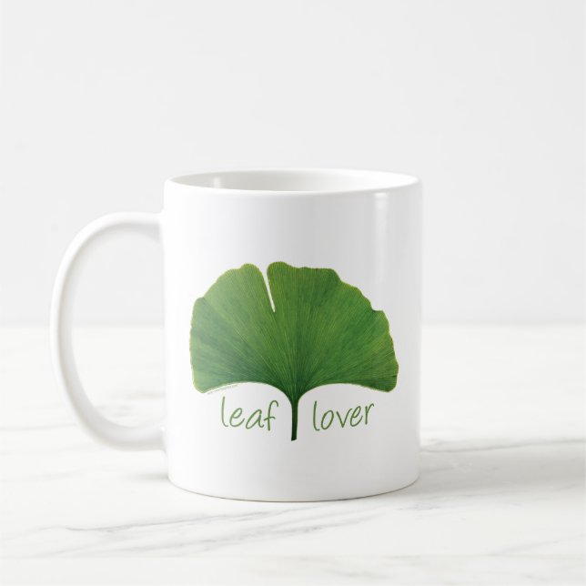 Tree hugger, Löv Älskare - Ginkgo Kaffemugg (Vänster)