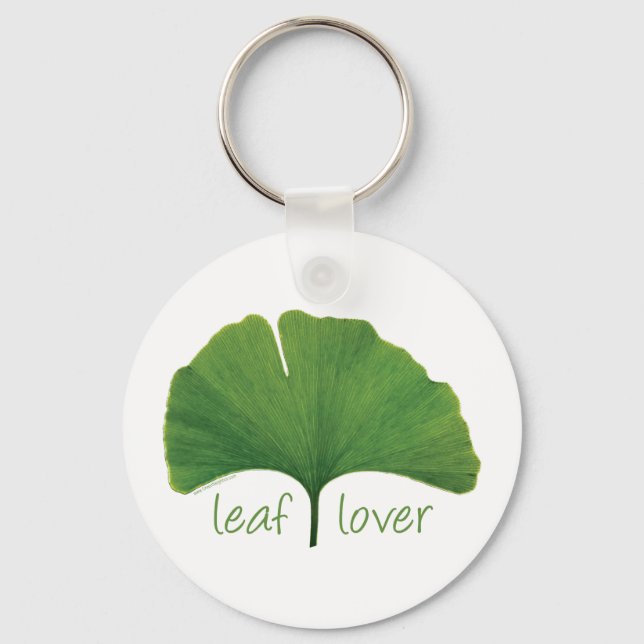 Tree hugger, Löv Älskare - Ginkgo Nyckelring (Framsida)