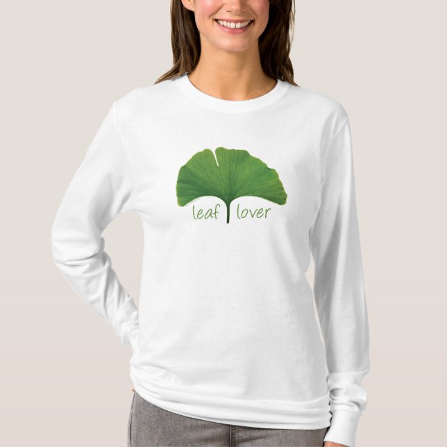 Tree hugger, Löv Älskare - Ginkgo T-shirt (Framsida)