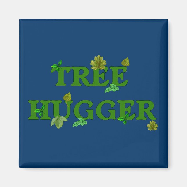 Tree hugger magnet (Framsidan)