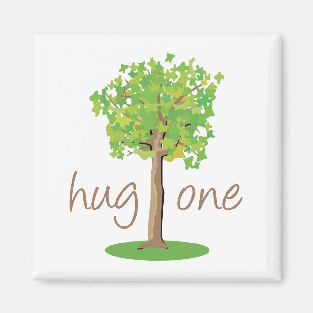 Tree hugger magnet (Framsidan)