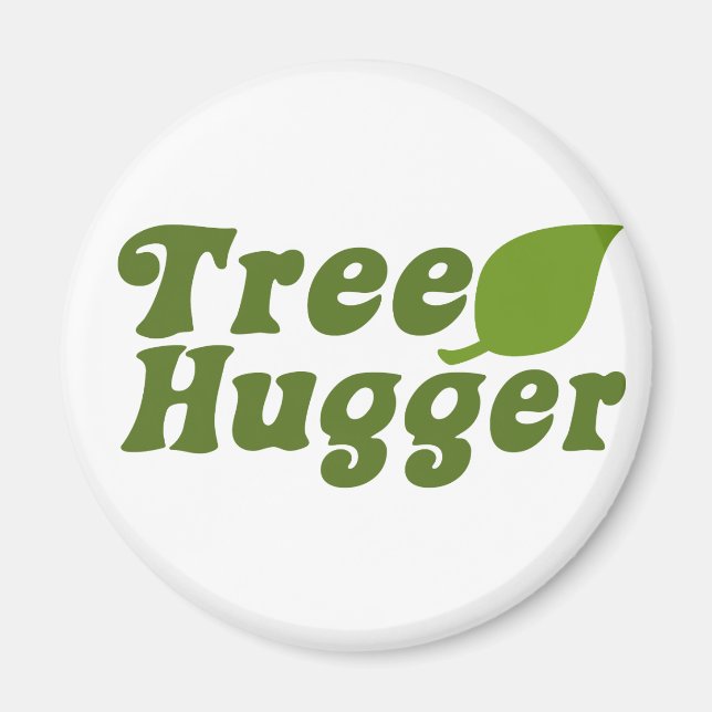 Tree hugger magnet (Framsidan)