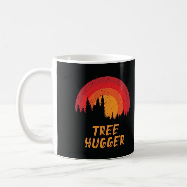 Tree hugger miljöorganisationen Älskare Kaffemugg (Vänster)