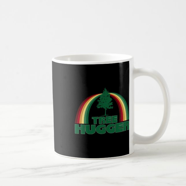 Tree hugger miljöskyddsdagen Träd Kaffemugg (Höger)