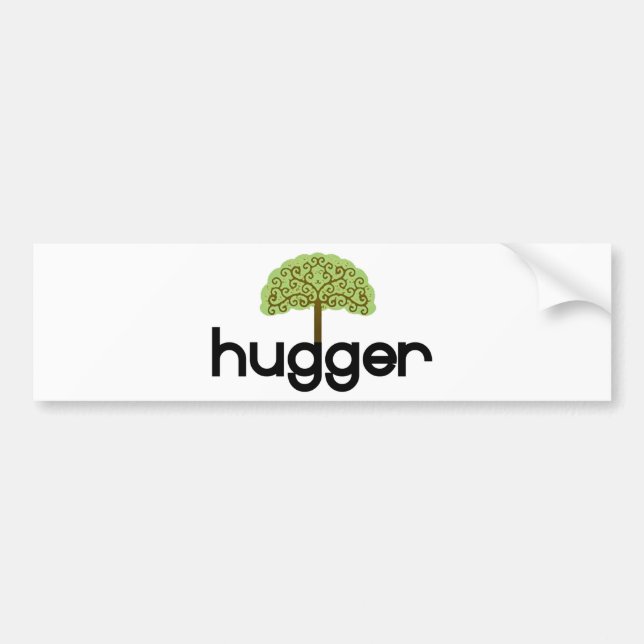 Tree hugger original- design! bildekal (Framsidan)