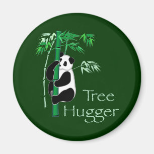 Tree hugger Panda Magnet