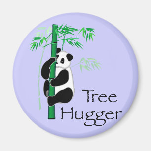 Tree hugger Panda Magnet