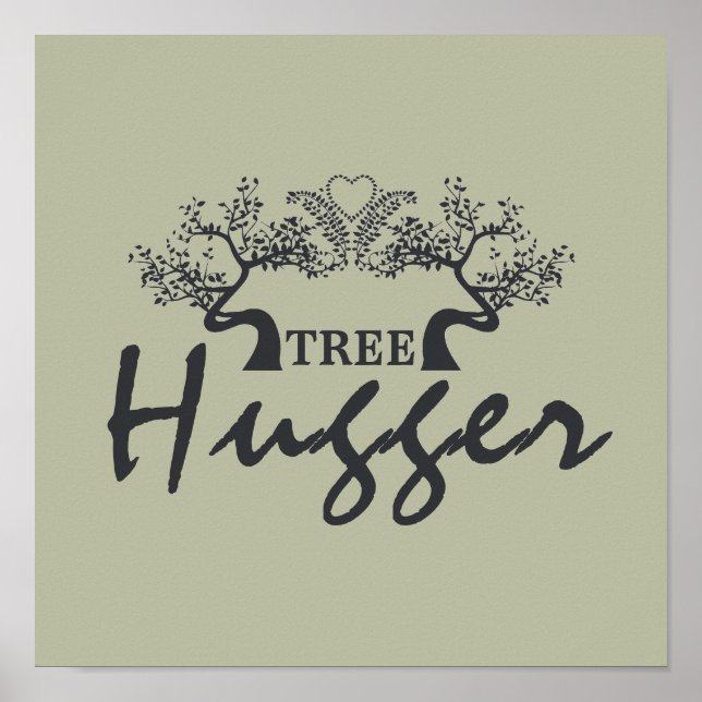 Tree hugger poster (Framsidan)