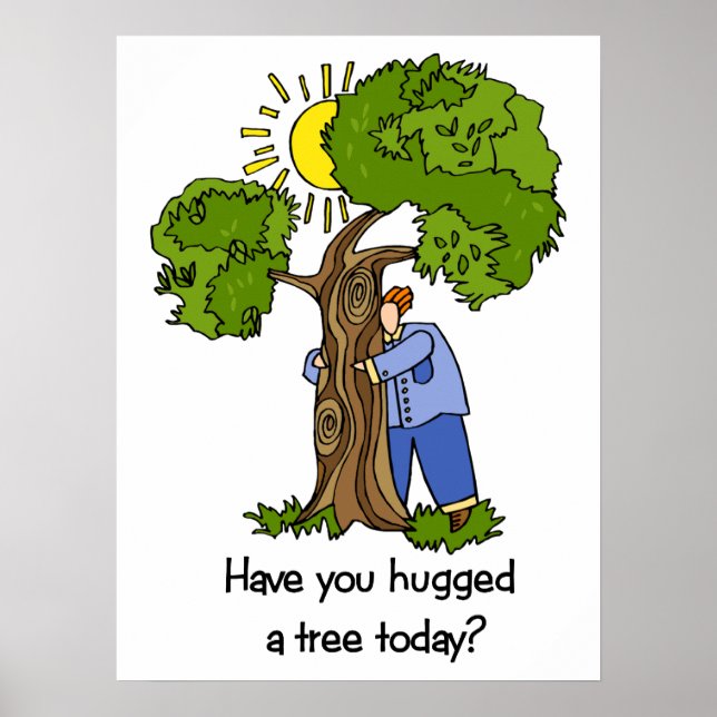 Tree hugger poster (Framsidan)