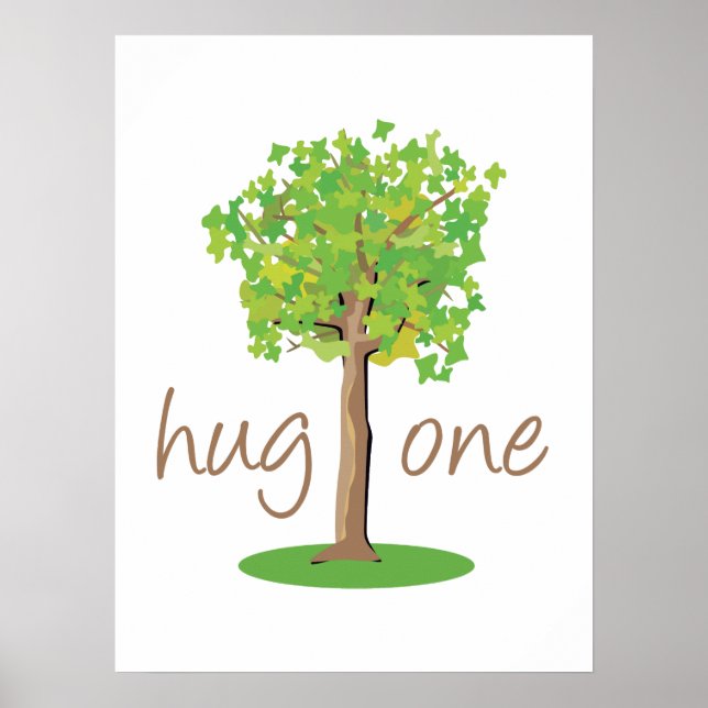 Tree hugger poster (Framsidan)