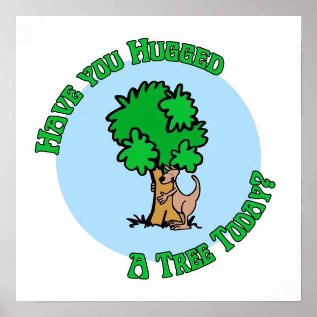 Tree hugger poster (Framsidan)