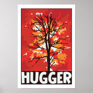 Tree hugger poster