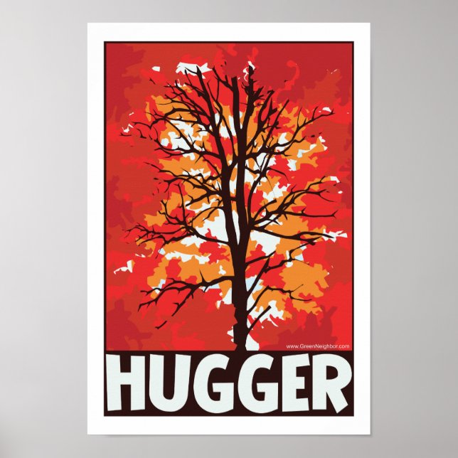 Tree hugger poster (Framsidan)