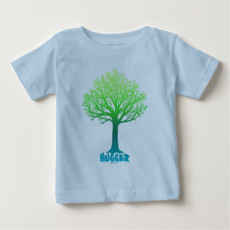 Tree hugger regnbåge för grönt tee shirt