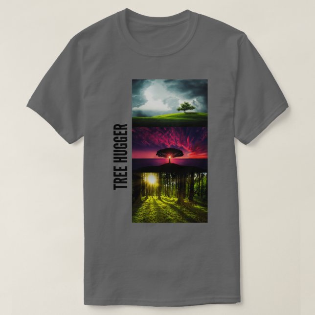 TREE HUGGER T SHIRT (Design framsida)