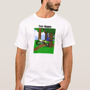 Tree hugger T skjorta för smutscykel Tee
