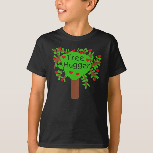 Tree hugger T-tröja och gåvor T Shirt (Framsida)