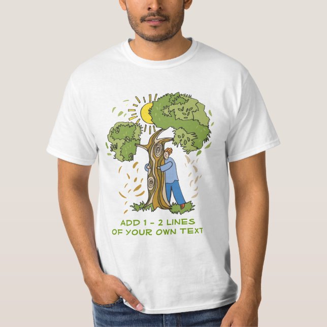 Tree hugger tee shirt (Framsida)