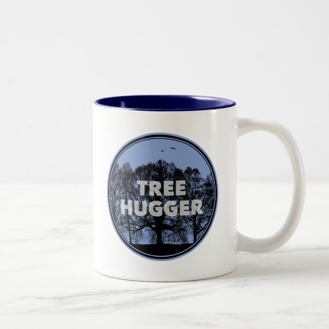 Tree hugger Två-Tonad mugg (Höger)