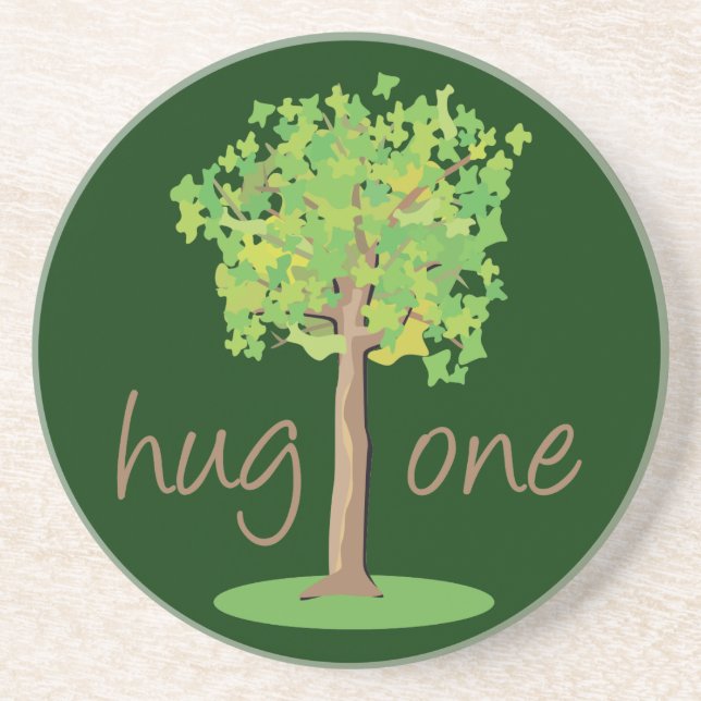 Tree hugger underlägg sandsten (Framsidan)