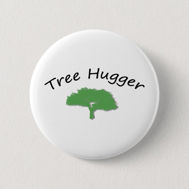 Tree hugger unik design! knapp (Framsida)