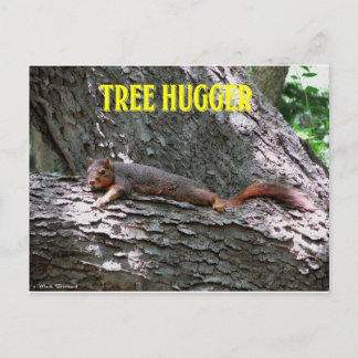 tree hugger! vykort