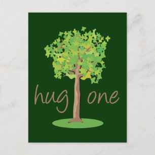 Tree hugger vykort