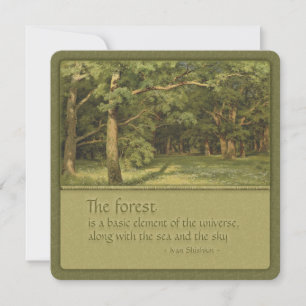 Tree hugger's CC0351 Shishkin Quote