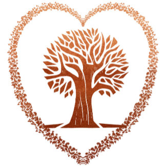 Tree Love Kindness Encouragement Greeting Card Kort