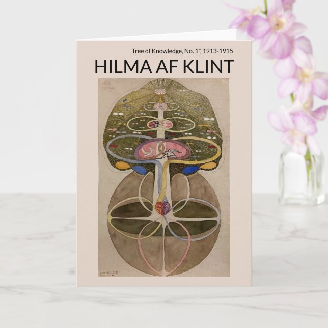 Tree of Knowledge No.1, Hilma af Klint Kort (Orkide)