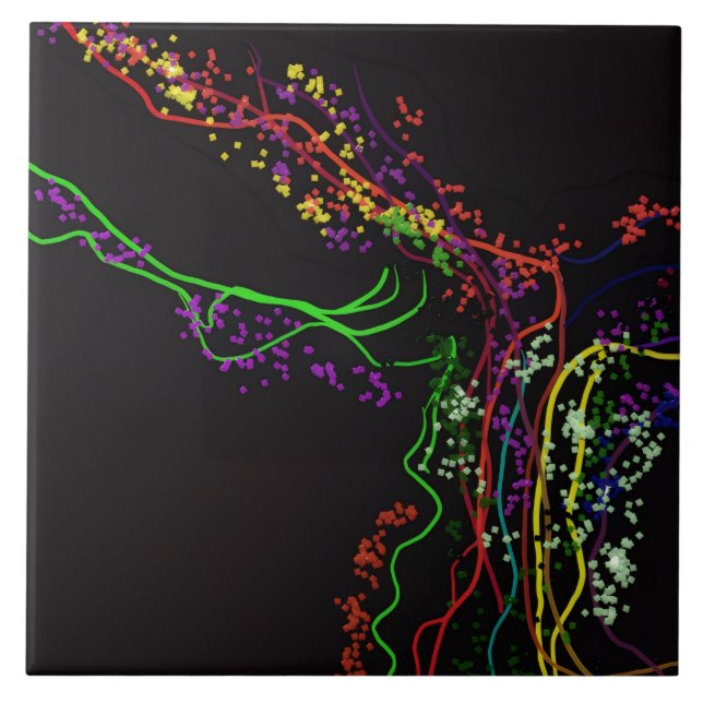 Tree of Life Ceramic Tile Kakelplatta (Framsidan)