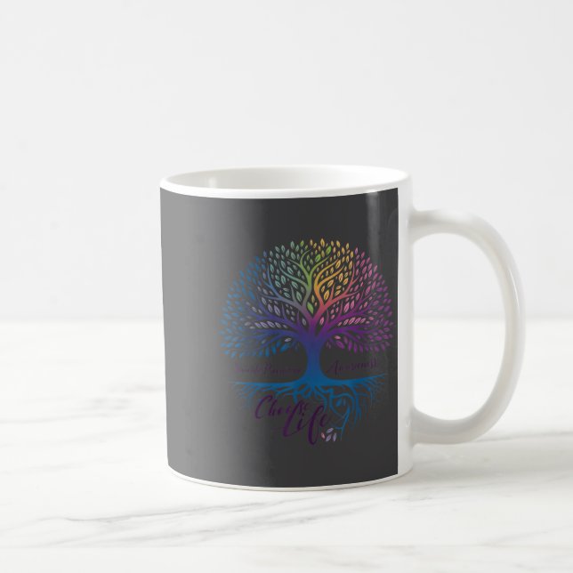 Tree Of Life Choose Life Suicide Prevention Awaren Kaffemugg (Höger)