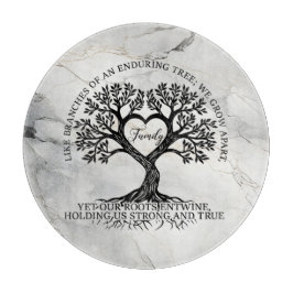 Tree of Life Glass Cutting Board