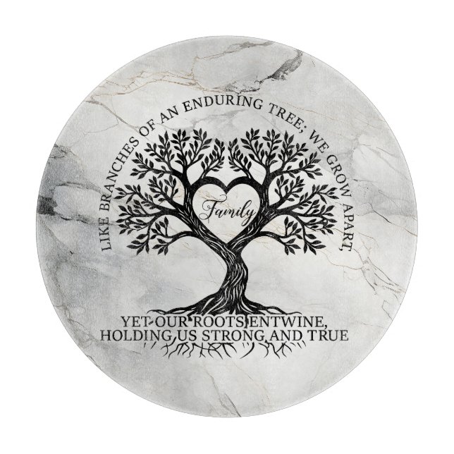 Tree of Life Glass Cutting Board  (Framsidan)