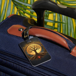 Tree of Life – Moonlit Enlightenment Bagagebricka