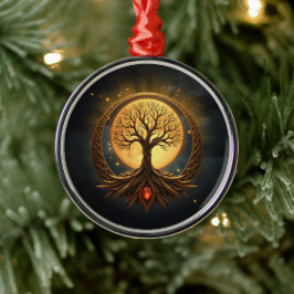 Tree of Life – Moonlit Enlightenment Julgransprydnad Metall