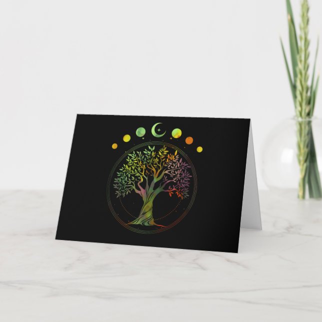 Tree of Life Phases of the Moon Kort (Framsida)