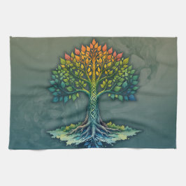 Tree of Life Shifting Dawn  Kökshandduk