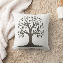 🌳 Tree of Life Throw Pillow - Nature Home Decor Kudde