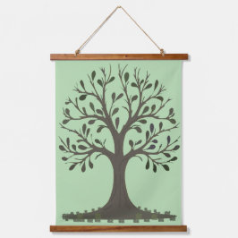 🌳 Tree of Life Wood Frame Wall Tapestry