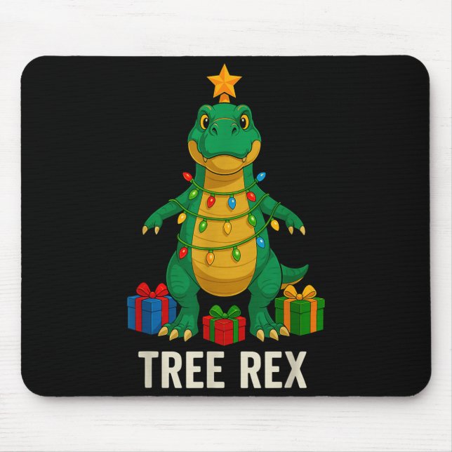 Tree Rex Funny Dinosaur Christmas  Musmatta (Framsidan)