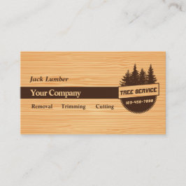 Tree Service Business Cards Visitkort