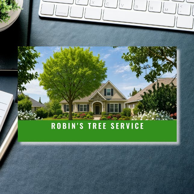 Tree Service Business Landscaping Visitkort (Skapare uppladdad)
