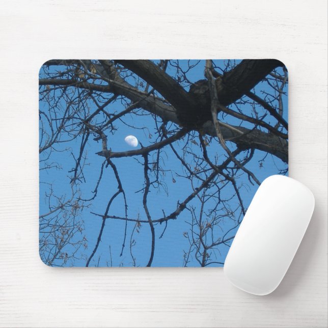 Tree Sky Moon Mouse Pad Musmatta (Med mus)