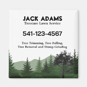 Treecare Gräsmatta Service Magnet