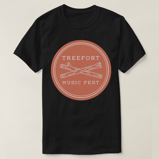 treefort Music fest Sticker T Shirt (Design framsida)
