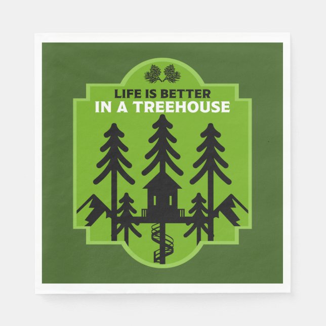 Treehouse Living Pappersservett (Framsidan)