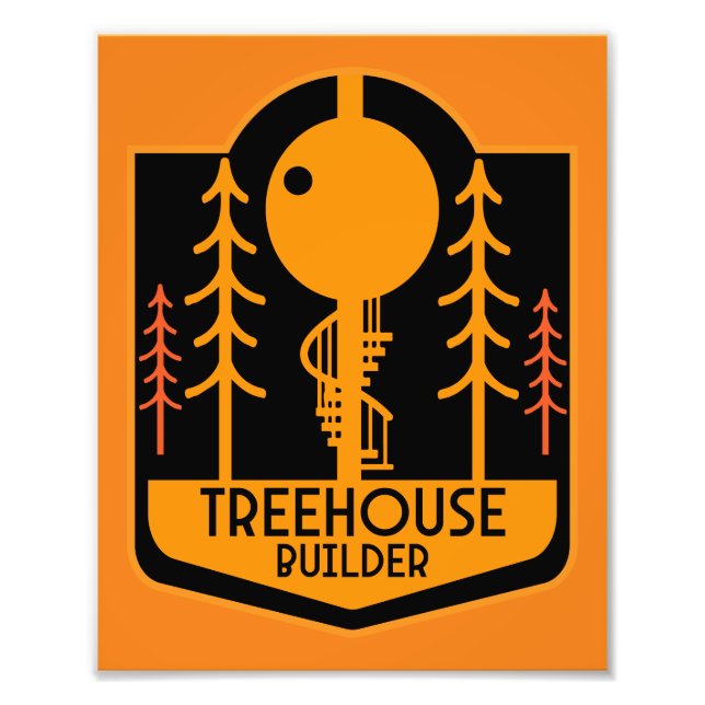 Treehouse Master Builder Fototryck (Framsidan)